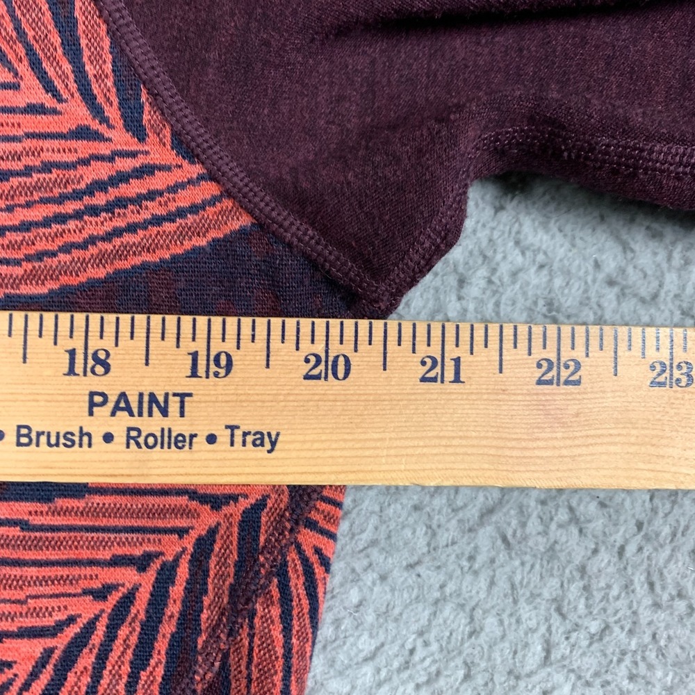 Smartwool Merino 250 Base Layer Womens XL Sunset Coral Palm Classic Thermal Crew - Picture 8 of 10